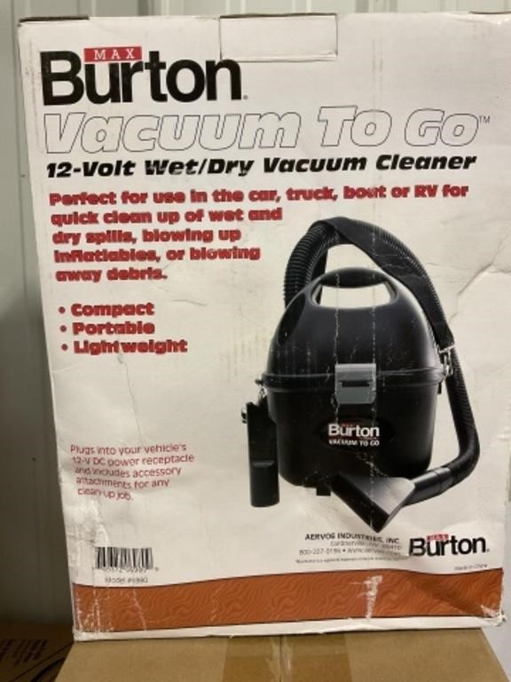 12-Volt 1 Gal. Wet/Dry Vacuum