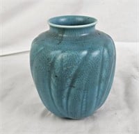 5" Ceramic Blue Pottery Vase