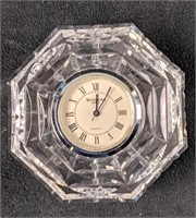 Small Waterford Crystal Octagonal Clock