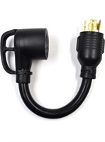 (New)4 Prong to 30 Amp RV Generator Adapter Cord