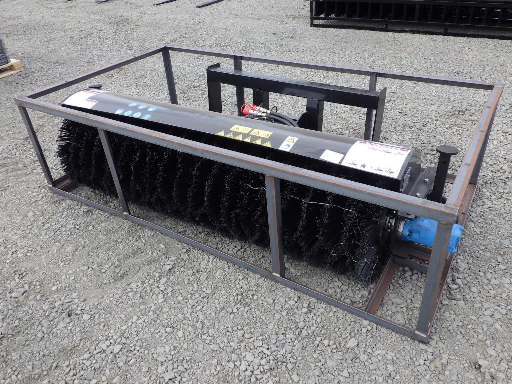 72" Skid Steer Angle Broom