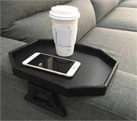 Sofa Armrest Clip Tray Table, Couch Drink Snack