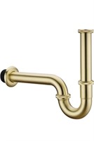 Brass P Trap, 1 1/4 Bathroom Basin Sink Waste
