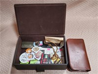 Vinyl West Germany Travel Kit, Vintage Wood Nickel
