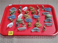 Tray Lot of Assorted Wade English Figurines