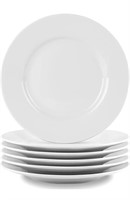 Bestone 6-Piece Porcelain Salad Plates, 8 Inch,