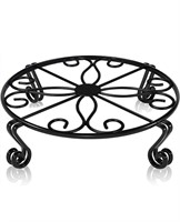 Black Plant Stand for Flower Pot Heavy Duty size
