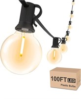 (NEW)Outdoor Lights string 100ft, Patio Lights