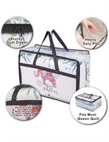 (NEW)24" Clear Clothes Storage Bag Organizer with