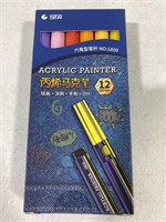 STA 12 PACK ACRYLIC PAINTERS