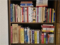 Lot of Various Books in Office - Books only Shelf