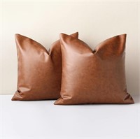 Pillow Covers 15x15 inch Set of 2 Solid Throw