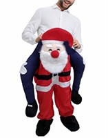 Huiyankej Piggyback Santa Costume Adult Carry On