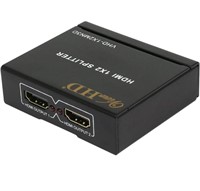 (NEW)2 Port 1x2 Powered HDMI 1 in 2 Out Mini