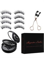 Reusable Magnetic Eyelashes, Dual 3D Magnetic