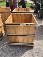 4 Pallet Bottom Crate Boxes