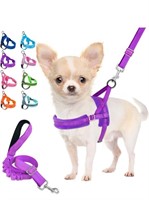 ( colour purple)Lukovee Dog Harness and Leash