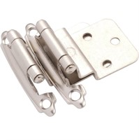 (NEW)3/8" Inset Cabinet Hinges Brushed Nickel