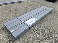 12'x3' Grey Metal Roof Panels