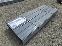 8'x3' Grey Metal Roof Panels