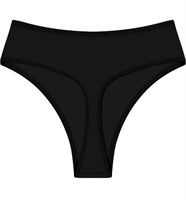 (NEW) Size:M, Womens High Waisted Thong Bikini