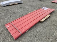 12'x35" Red Polycarbonate Roof Panel