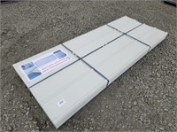 8'x3' Greyish/White Metal Roof Panels