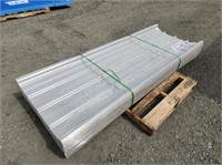 7.87'x35" Clear Polycarbonate Roof Panel