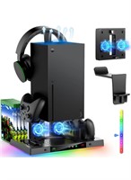 $56 Upgraded RGB Cooling Fan Charging Station