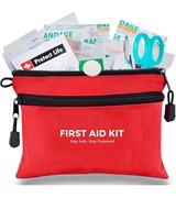 Compact First Aid Safety Kit for Camping, Hiking,