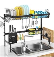 Over The Sink Dish Drying Rack,MERRYBOX 2-Tier
