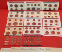 6 Sets Uncirculated Coin singe 77, single 79
