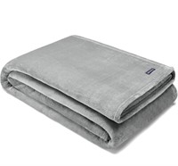 Bare Home cotton weighted blancket - gray -22 lbs