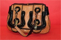 Fendi Leather & Patent Leather Bag