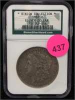 1882-o  Silver Morgan Dollar Ngc Binion