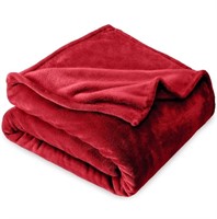 Bare Home Microplush Velvet Fleece Blanket -