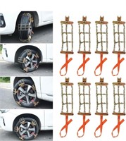Yctze 6 Packs Tire Snow Chain Anti Slip