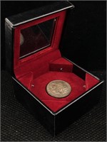 1878-s Silver Morgan Dollar In Case With Light
