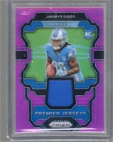 Jahmyr Gibbs Rookie Card Pink Prizm Premier