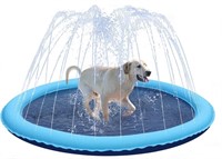 (OpenBox/New)Splash Sprinkler Pad for Dogs