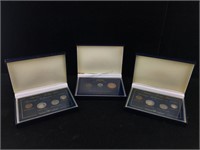 Silver Coin Collection In Boxes