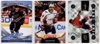 Lot of 3 Alex Ovechkin Inserts. 2 Upper Deck Ice