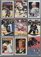 Wayne Gretzky Lot of 9 Cards Various Makers &