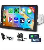 Single Din Apple Carplay Car Stereo, Rimoody 9