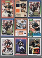 Bo Jackson Lot of 9 Cards Various Makers & Years