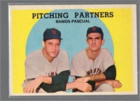 Pitching Partners Ramos & Pascual 1959 Topps #291