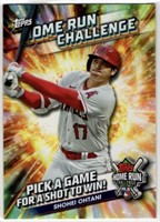 Shohei Ohtani Home Run Challenge Unscratched Back