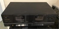 Optimus dual cassette player