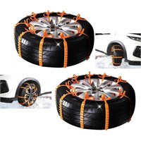 10Pcs Universal Snow Chains Anti Slip Tire Chains
