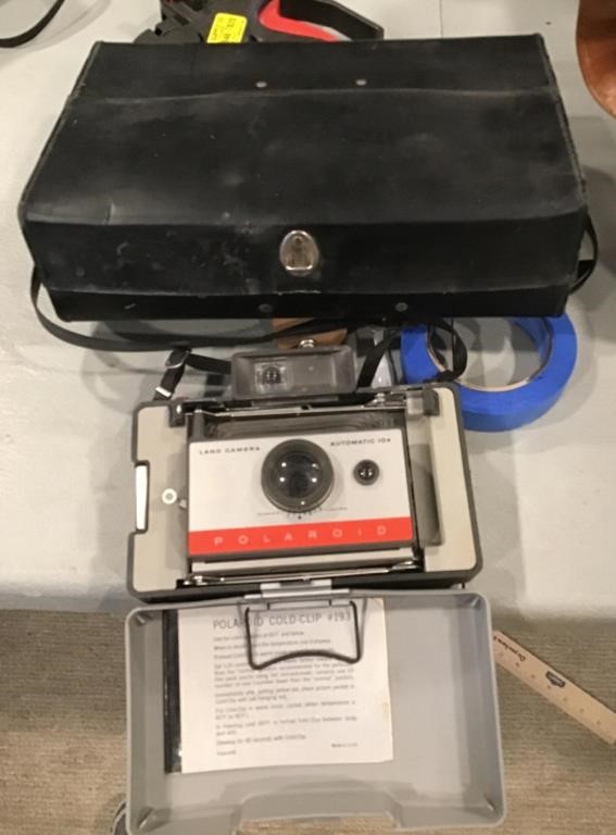 Polaroid camera and case